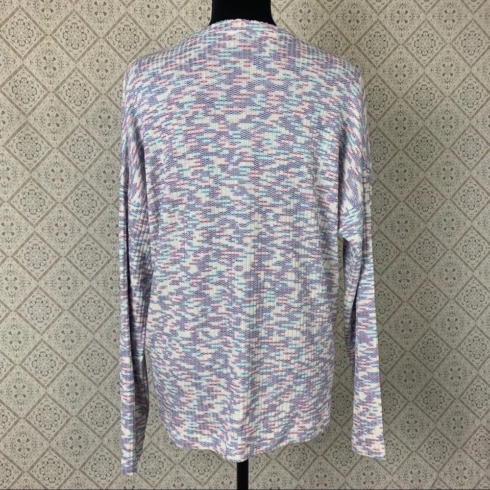 Stay Cozy and Stylish Code x Mode Space Dye Knit Lounge Top (NWT)